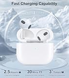 Wireless Charging Case Compatible with AirPods 3rd Generation, Charger Case Replacement for AirPods 3 with Bluetooth Pairing Sync Button, Earbuds Not Included - Image 4
