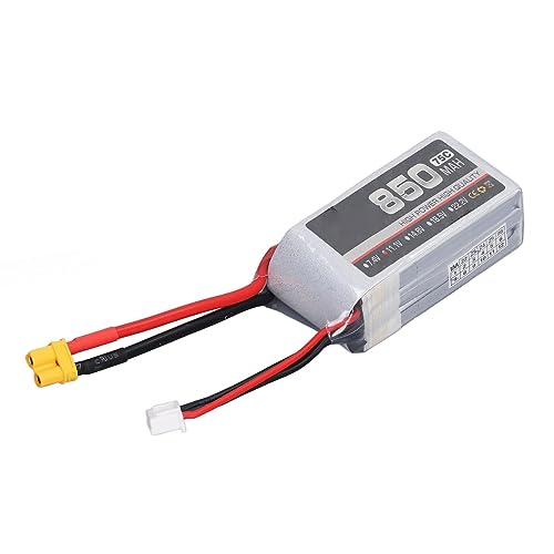 Batterie Lipo de 850 mAh Dilwe en film plaqué aluminium PP et fil silicone AWG