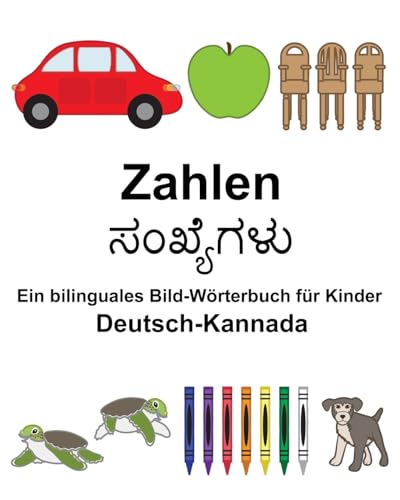 Deutsch-Kannada Zahlen Ein bilinguales Bild-Wörterbuch für Kinder (FreeBilingualBooks.com) (German Edition)