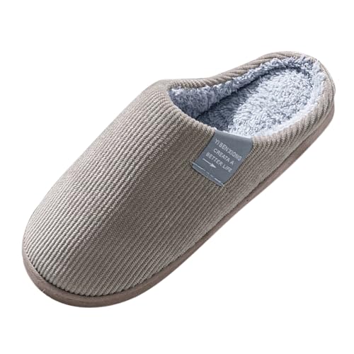 Women House Slippers Leopard Print Fleece Lining Memory Foam Bedroom Shoes Non-Slip Cozy Soft Platform Indoor Shoes