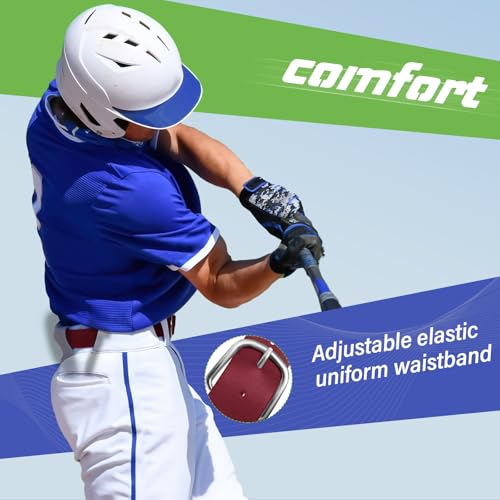 Image of Hercicy 12 Pcs Baseball Belts Softball Belts Bulk for Adult and Youth Adjustable