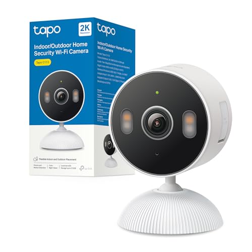 Tapo C113 – Smart Camera 2K 3MP | Indoor/Outdoor IP65, AI Detection, Color Night Vision, Two Way Audio, Local/Cloud Storage