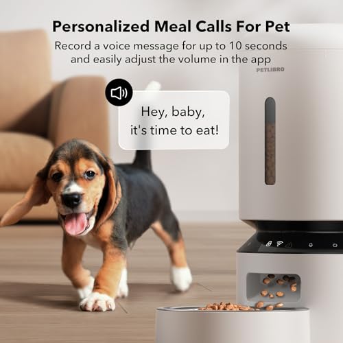 Image of PETLIBRO Automatic Cat Feeder, 5G WiFi Automatic Dog Feeder with Freshness Preservation, 5L Timed Cat Feeders with Low Food Sensor, Up to 10 Meals Per Day, Granary Pet Feeder for Cats /Dogs
