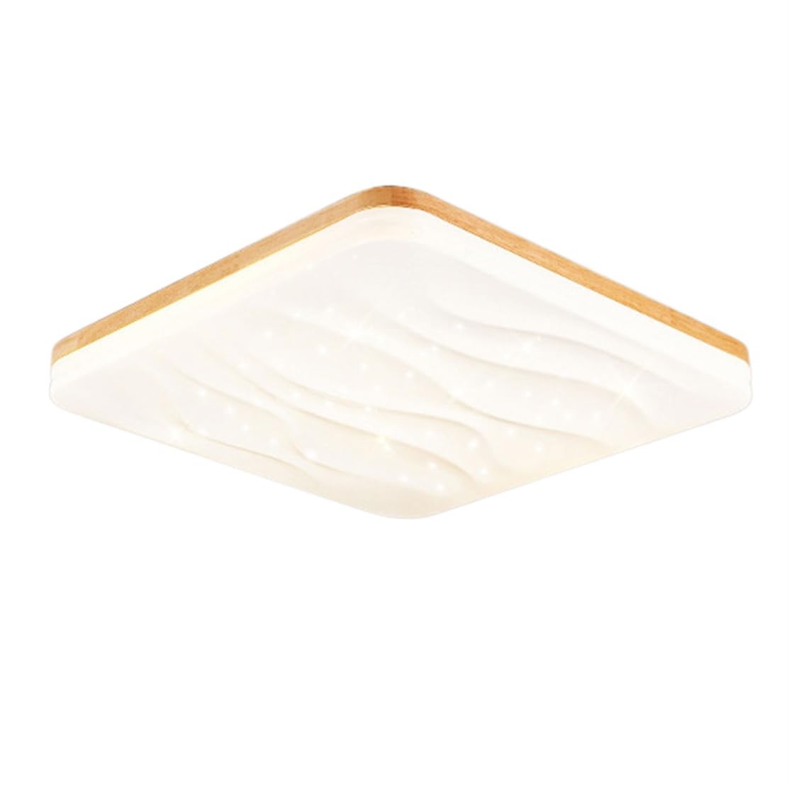 Japoński styl lampa sufitowa z podtynkowym drewnianym i LED