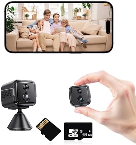 4K WiFi Security Camera - Indoor Pet/Baby Monitor with Motion Det...