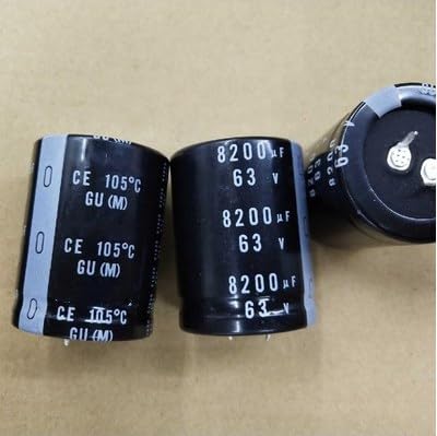 Condensateur électrolytique 63V 8200uF dimensions 35 x 50 mm - 2 pièces