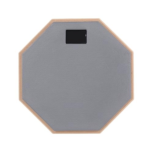 Coussin d'entraînement de tambour 8" en bois et caoutchouc avec support réglable