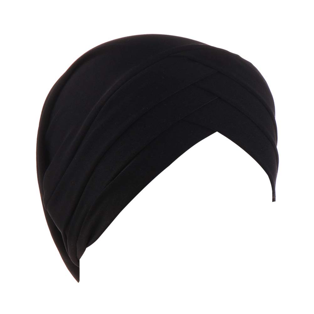 Asudaro Chemotherapy Hat Women Turban Hat Head Scarf Chemo Muslim Headwear Bandanas Chemo Headwear Turban Summer Hat Headwrap Elastic Headscarf Sleep Cap