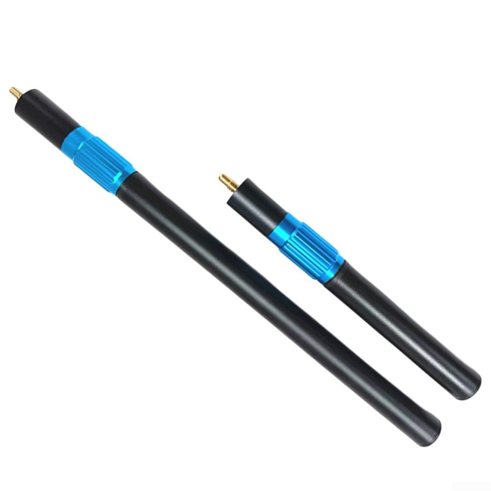 Posheliox Adjustable Telescopic Billiards Cue Extension for Snooker Pool Cue Lengthening Made of Aluminum Alloy for Improved Shot Accuracy (9 inche)