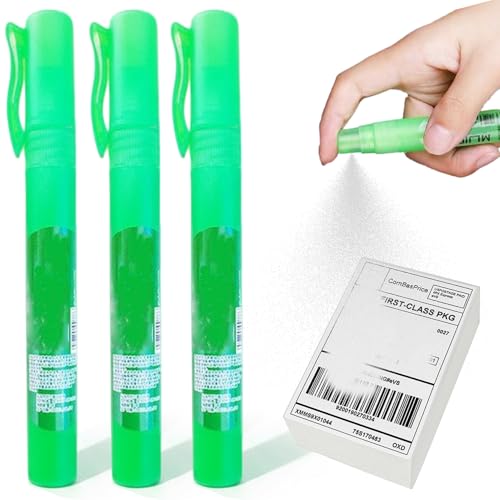 3PCS Thermal Paper Eraser Spray 10ml White Out Liquid with Lid Portable Correction Fluid for Documents, Labels, Packages, Shipping Addresses, Privacy Protection