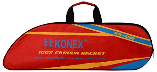 Image of KONEX Graphite Badminton Racquet (KK 018), 68 cm x 21 cm x 2 cm, Yellow