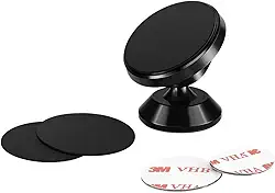 Suporte Celular Veicular Magnético Com Fixação 3M Alta Estabilidade Universal