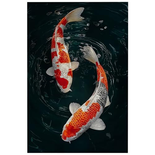 HJOSWVNS Laminas Decorativas Negro Rojo Animales Laminas Cuadros Decoracion Salon Modernos Baño Cocina Dormitorios Posters Para Pared Wall Art Sin Marco Laminas Decorativas Pared 50x70cm/1 Pcs
