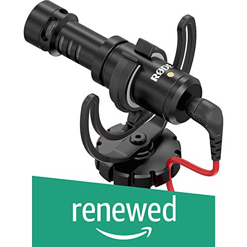 Rode VideoMicro Compact On-Camera Microphone with Rycote Lyre Shock Mount (Renewed)