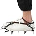 SPYMINNPOO Hiking Crampons, Anti Slip Crampons for Shoes, Traction Cleats Ice Snow Grips with 12 Spikes for Walking, Climbing