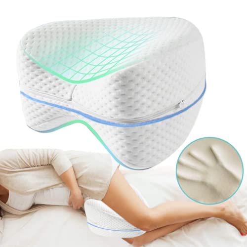 PALZ Sleeping Memory Foam Leg Pillow Side Sleeper, Sciatic Nerve Pain