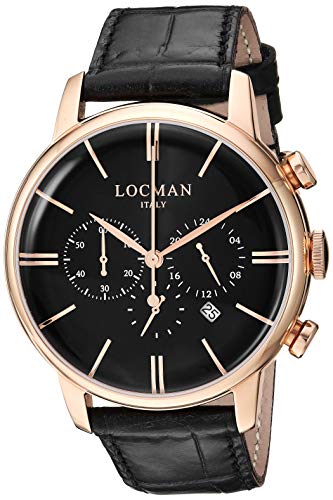 Locman Italy Women's 1960 Collection Stainless Steel Quartz Watch with Nylon Strap, Pink