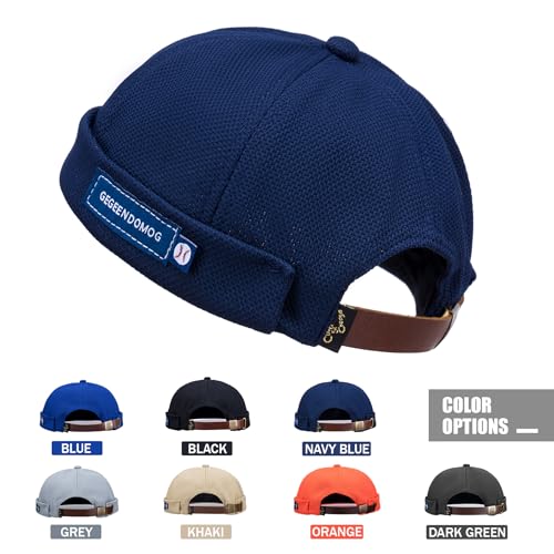 Image of CLAPE Watch Cap Work Beanie Corduroy Docker Leon Brimless Hat Rolled Cuff Harbour Hat