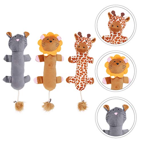 Tehaux Brinquedo para Gatos com 3 peças, brinquedo para Treinamento Molar Gato de Pelúcia Resistente