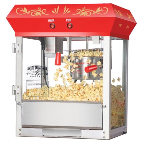 Consejos para Comprar Cajones calentadores los preferidos por los clientes. 47 Foundation Popcorn Machine – Popper de encimera de 1.5 galones con hervidor de 6 onzas, cajón de criadas viejas y bandeja de calentamiento por Great Northern Popcorn (rojo)