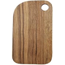 Thick Solid Wood Cutting Board with Handles Zebra Wood Charcuterie Serving Board, Knife Friendly Wedding & Housewarming Gift29 * 17cm