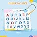 JoyCat Magnetic Letter Tracing Board, 2-in-1 Double-Sided ABC Magnets for Kids Ages 3-5, Uppercase & Lowercase Letter Writing Practice - Preschool Learning Toys, Road Trip Car Activities for Toddlers