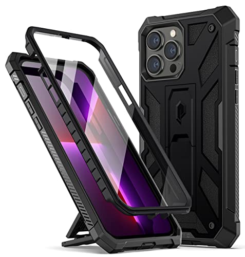 Coque iPhone 13 Pro Max cuir résistant aux chocs pour éviter les fissures