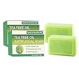 Tea Tree Oil Soap, Teebaumöl Seife, Teebaumölseife, Naturseife, Natürliche Organische Badeseifen...