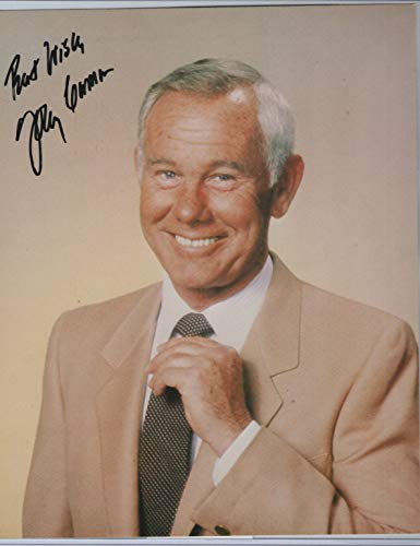 Johnny Carson autographed 8 x 10 Photo