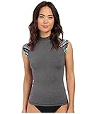 Rip Curl Women's Wettly UV Rashguard With Printed Raglan Cap-Sleeves