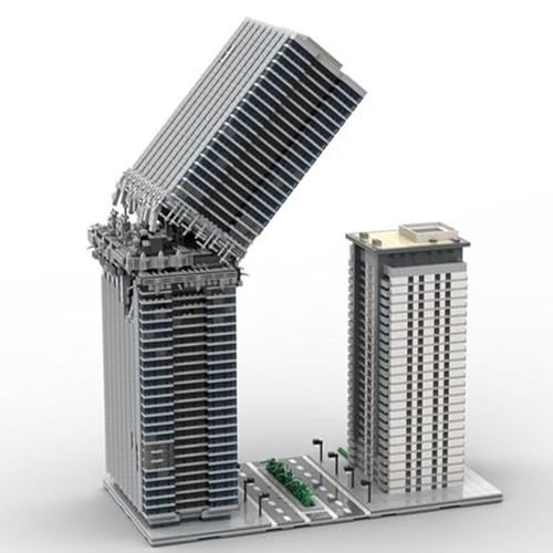 ZITIANYOUBUILD Skyscraper Collapse Architecture Building Toys Set 12294 piezas MOC Build for Age 18+