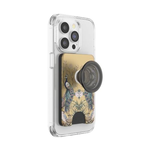 Image of PopSockets Phone Wallet for MagSafe with Grip- Secret Garden