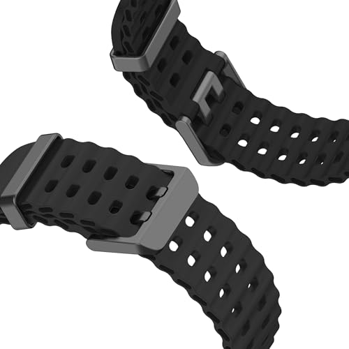 Image of ACM Watch Strap Silicone Belt 22mm compatible with Universal 22mm Size Replacement Strap Smartwatch Sports Classic Band