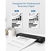 POLONO Portable Printer, MT800 2.0 Thermal Printer, Support 8.5 X 11 US Letter, Compatible with Android and iOS, Mobile Thermal Transfer Printer for Travel, Mobile Office and Home, Count