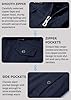 EKLENTSON Mens Military Jackets Fleece Cargo Lined Jacket Winter Warm Jacket Motorcycle Fishing Windproof Coat Navy XXL #5