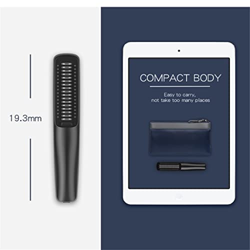 Peine alisador eléctrico para cabello recargable miniatura 6