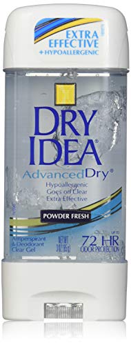 Dry Idea Gel Pwd Frsh Size 3z Dry Idea Powder Fresh Clear Gel Anti-Perspirant Deodorant 3oz