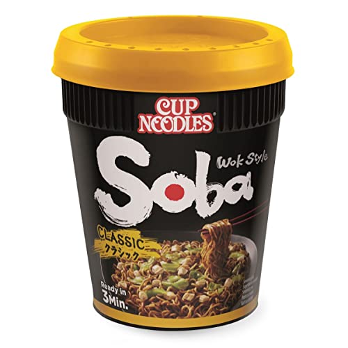 3 pezzi * * NISSIN Soba Instant Noodles Classic in Coppa pronta in 3 minuti 1 persona 90 g