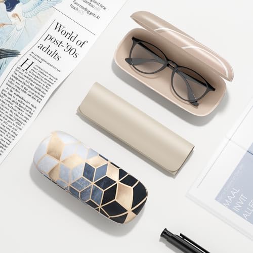 Image of Eyeglasses Case, Hard Shell Protective Case for Glasses, Unisex for Women Men