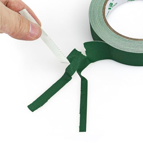 Image of BOMEI PACK Dark Green Gaffer Tape, Matte Non-Reflective, 1inch x 20yds No Residue Hand Tear Self-Adhesive Tape for Labeling, Cable, Stage, Photo Studio, Painters and Duct Repair, 3 Pack