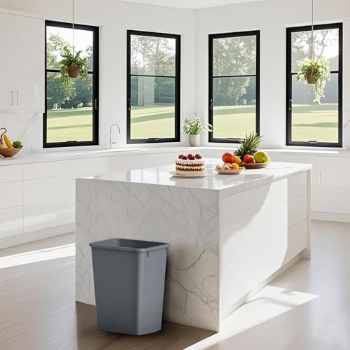 Image of ROOMTEC Lightweight and Durable Slim Trash Can,35QT Kitchen Trash Can,1 PCS