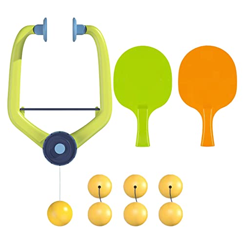 Zxpjkyu Indoor Hanging Table for Kids, SelfTraining, Coordination, No Table Needed, Portable Toy, with 6 Balls