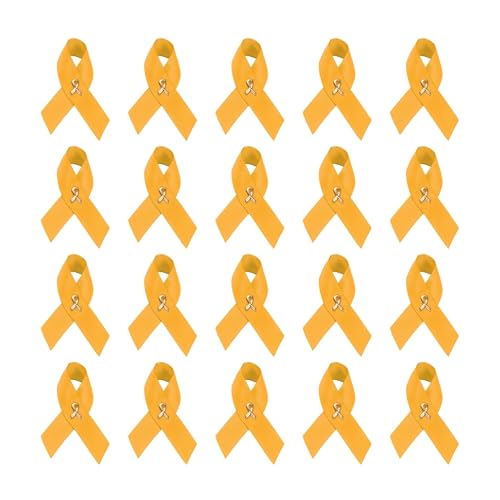 Image of 1 /2 /5 /10 /25 /50 /100pcs Satin Awareness Ribbon Pins (Pick your color), for Cancer & Disease Awareness, Bulk Quantities for Fundraising, Events, Gift Giving