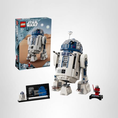 LEGO Star Wars 75379 R2-D2 - Jeu de Construction & Décoration - Figurine de Droïde avec Tête Rotative, Périscope & Outils - Minifigurine de Dark Malak - Cadeau pour Garçon dès 10 Ans ou Fans Adultes