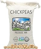 Palouse Brand Certified Glyphosate Residue Free Chickpeas | Garbanzo Beans | 3 lbs | Family Farmed in Washington State | Non-GMO Project Verified | Kosher