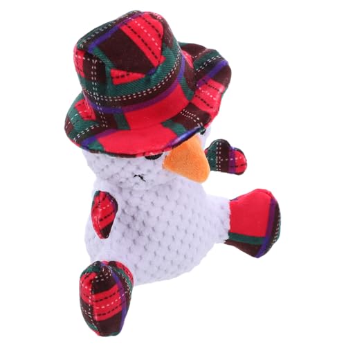 YARNOW クリスマス犬用おもちゃ 耐久性ぬいぐるみ 小型中型犬向け 柔らかい噛む用具 子犬の歯固め 噛み応えと音で遊べる室内用