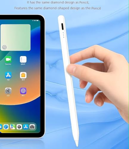 Image of Universal Stylus Pen for Touchscreens Rechargeable Fine Tip Digital Writing Drawing & Note-Taking Work with Android and iOS Devices Compatible with iPads, Tablets and All Others Touch Devices