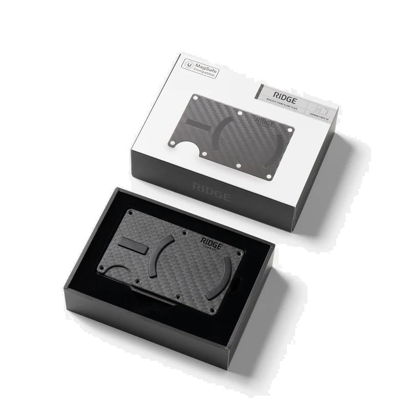 The Ridge Compatible with MagSafe Standalone Plates - Carbon Fiber 3K