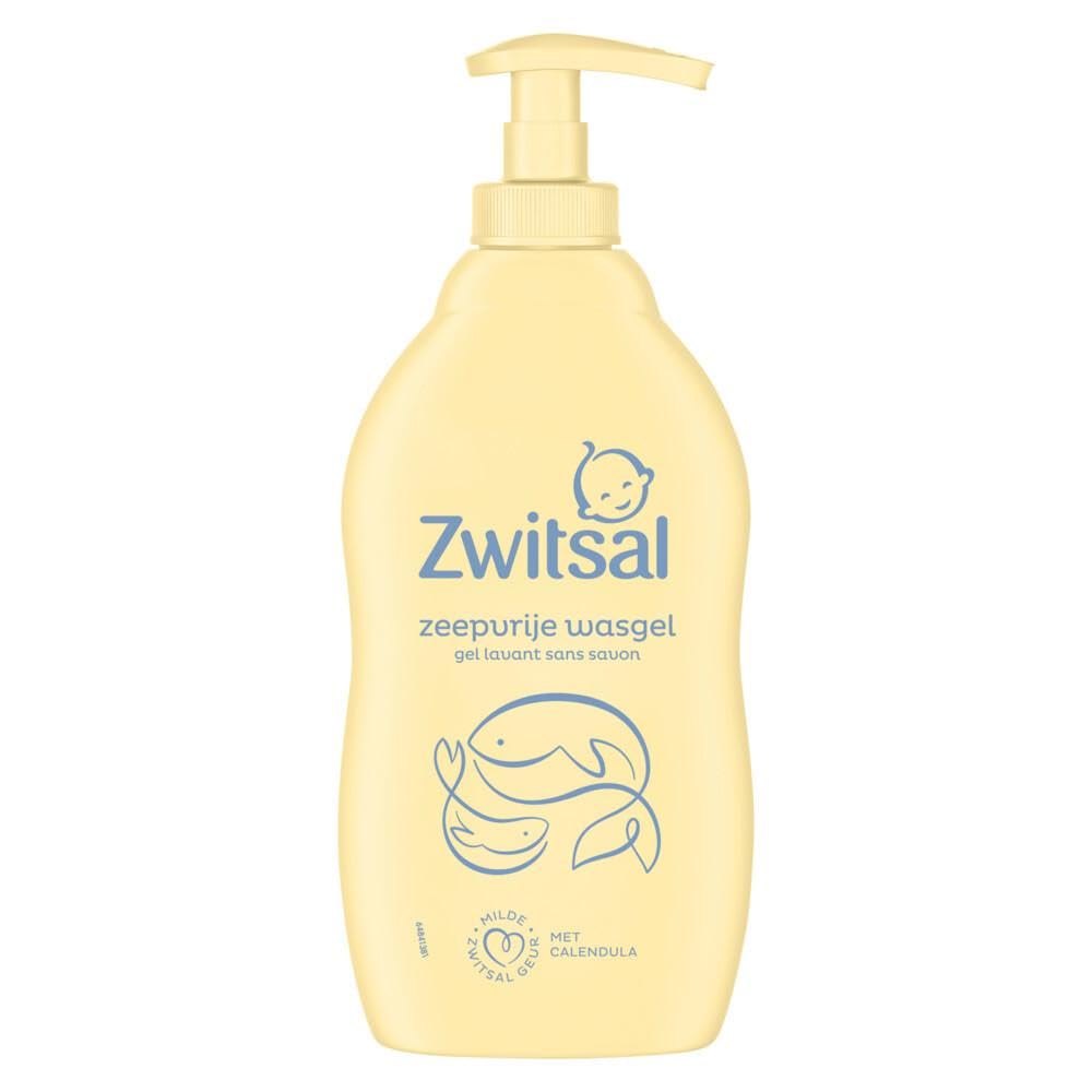 Zwitsal żel do mycia z pompką, 6 sztuk, bez mydła (Zeepvrije), 400 ml