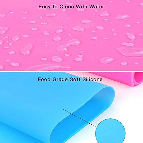 Outivity 2 Pack A3 Große Silikonplatte für das Handwerk mit 2 PCS Silikon Sühr Stäbchen und 2 PCS Silikon Bürsten… – Bild 7